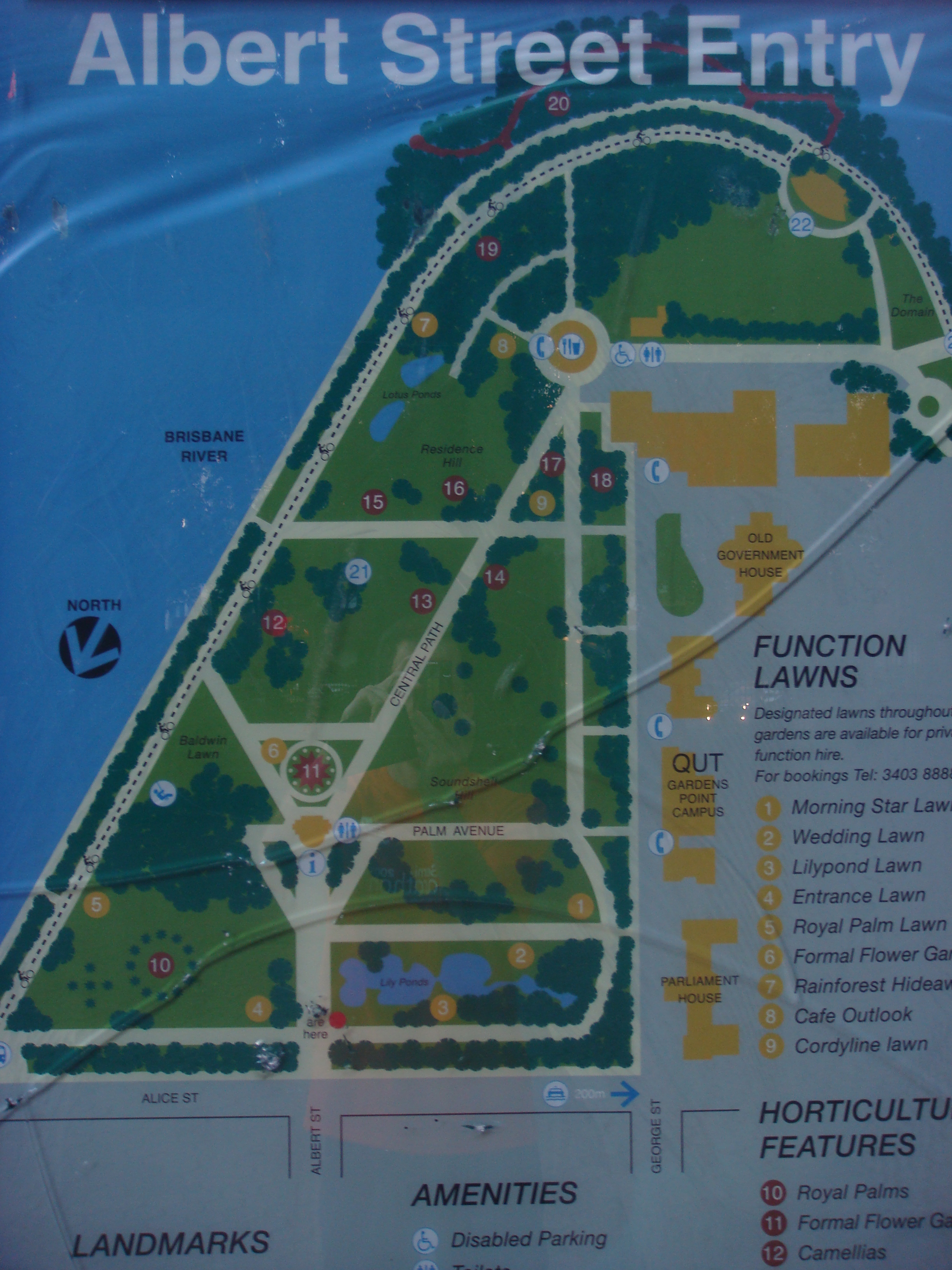 Brisbane - Botanical Gardens - Running Maps in the World