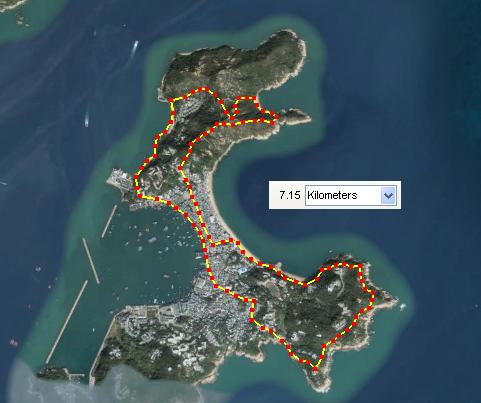 Cheung Chau Island - Running Maps in the World